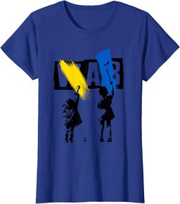 Stop War Ukraine Save Ukraine I Stand With Ukraine Flag T-Shirt