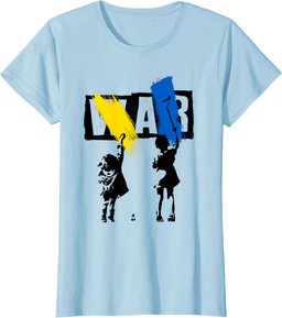 Stop War Ukraine Save Ukraine I Stand With Ukraine Flag T-Shirt