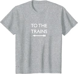 To The Trains Railway Hobby British Rail Transport Sign T-Shirt
