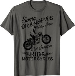 Real Grandpas Ride Motorcycles Quote for Grandpa Motorbikes T-Shirt