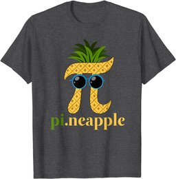Funny Pineapple Pi Day Math Gift for Teachers Men Women Kids T-Shirt