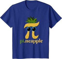 Funny Pineapple Pi Day Math Gift for Teachers Men Women Kids T-Shirt