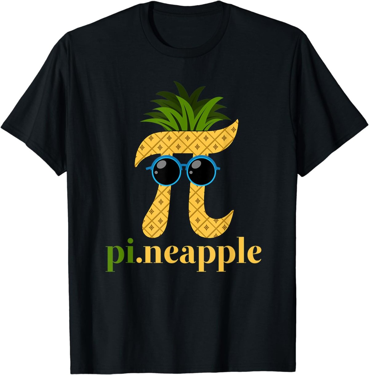 Funny Pineapple Pi Day Math Gift for Teachers Men Women Kids T-Shirt