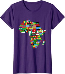 Africa t shirt, africa maps, africa map for men and women T-Shirt
