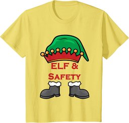 Elf and Safety, Funny Health & Safety Elf T-Shirt