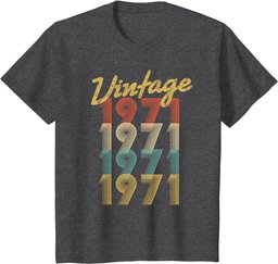 Vintage 1971 Retro Pop Born In 1971 53 Yrs Old 53rd Birthday T-Shirt