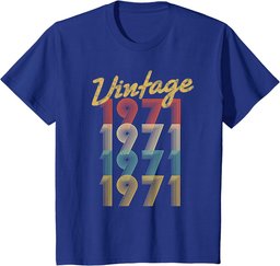 Vintage 1971 Retro Pop Born In 1971 53 Yrs Old 53rd Birthday T-Shirt