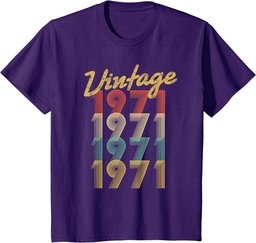 Vintage 1971 Retro Pop Born In 1971 53 Yrs Old 53rd Birthday T-Shirt