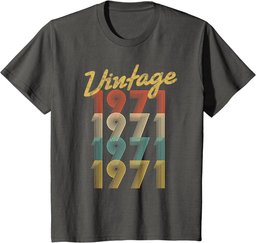 Vintage 1971 Retro Pop Born In 1971 53 Yrs Old 53rd Birthday T-Shirt