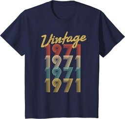 Vintage 1971 Retro Pop Born In 1971 53 Yrs Old 53rd Birthday T-Shirt