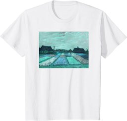Bulb Fields Remix by Van Gogh T-Shirt