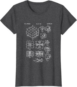 Competitive Puzzle Cube Rubik Patent Speed Cubing T-Shirt
