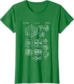 Competitive Puzzle Cube Rubik Patent Speed Cubing T-Shirt