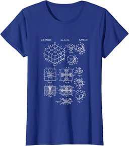 Competitive Puzzle Cube Rubik Patent Speed Cubing T-Shirt