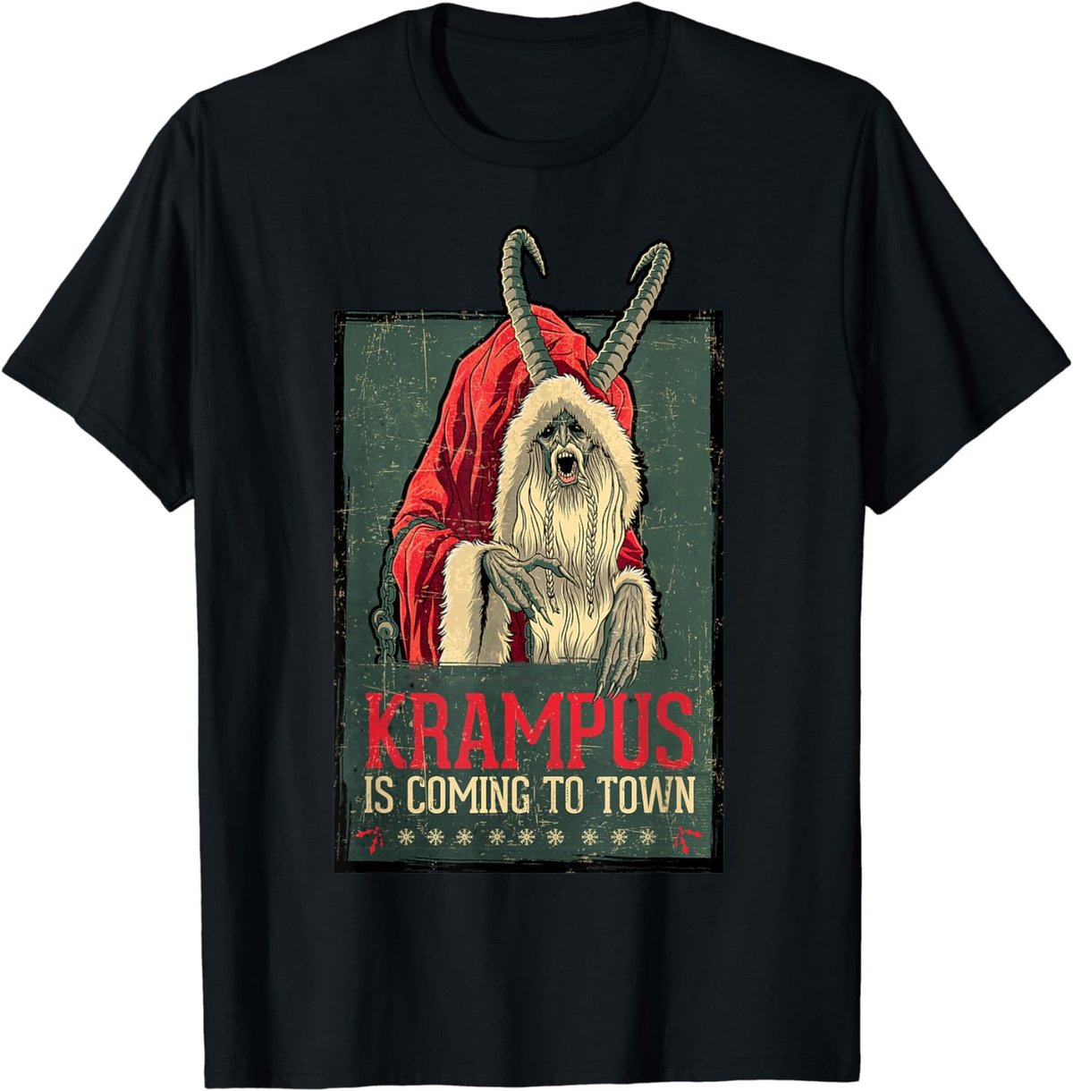 Legendary Pictures Krampus Poster Vintage T-Shirt