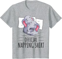 Sleeping Elephant Official Napping T-Shirt