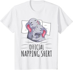 Sleeping Elephant Official Napping T-Shirt