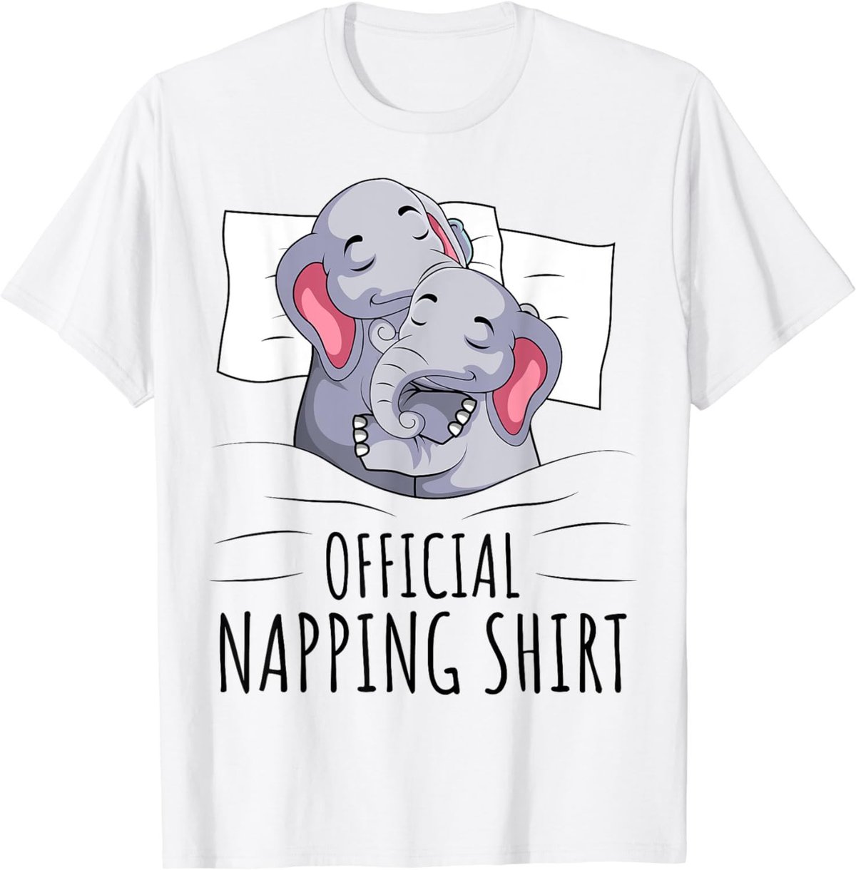 Sleeping Elephant Official Napping T-Shirt