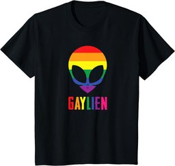 Gaylien T-Shirt Funny Extraterrestrial Gay Pride LGBTQ Tee T-Shirt