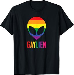 Gaylien T-Shirt Funny Extraterrestrial Gay Pride LGBTQ Tee T-Shirt