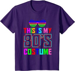 This is My 80s Costume Fancy eighties dress Party Idea Retro T-Shirt
