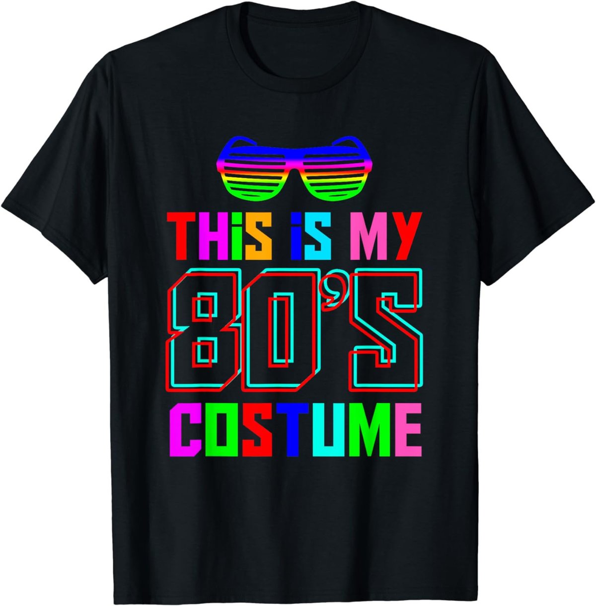This is My 80s Costume Fancy eighties dress Party Idea Retro T-Shirt
