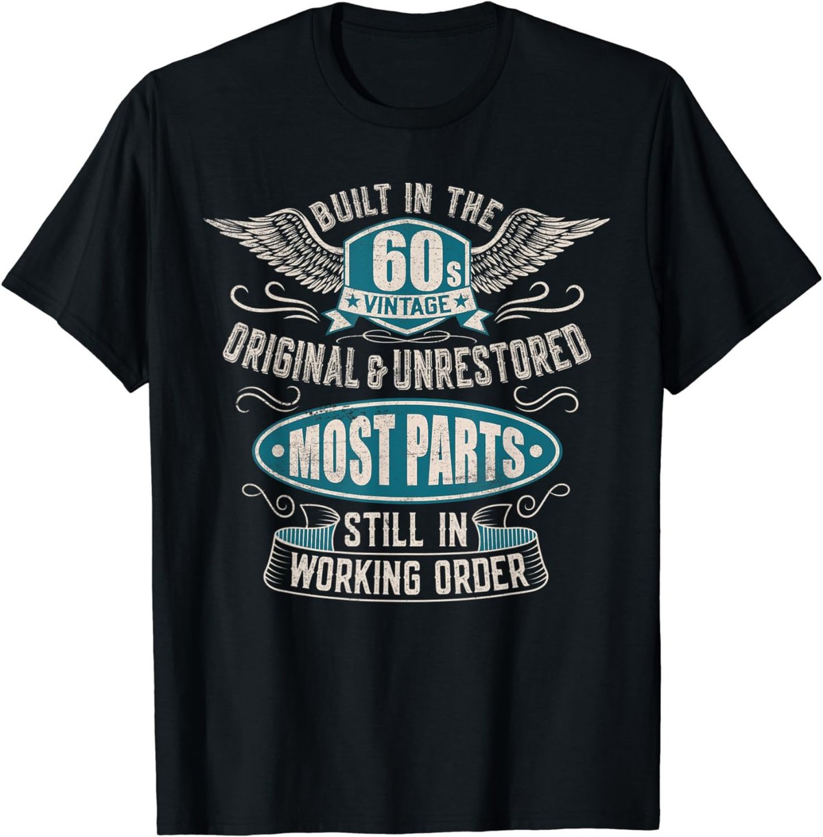 Vintage Birthday Born In 1960 Built In The 60s T-Shirt