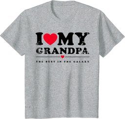 I Love My Grandpa - I Heart My Grandpa T-Shirt