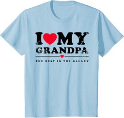 I Love My Grandpa - I Heart My Grandpa T-Shirt