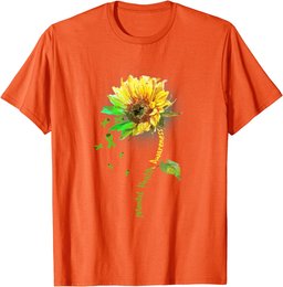 Mental Health Awareness Sunflower Green Ribbon Gift T-Shirt T-Shirt