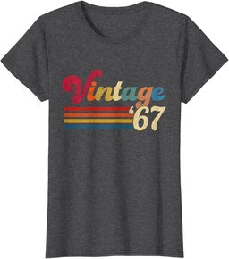 Vintage 1967 T-Shirt Retro 55's - 55th for men women B-day T-Shirt