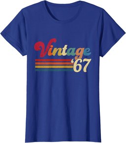Vintage 1967 T-Shirt Retro 55's - 55th for men women B-day T-Shirt