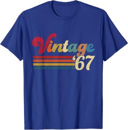 Vintage 1967 T-Shirt Retro 55's - 55th for men women B-day T-Shirt
