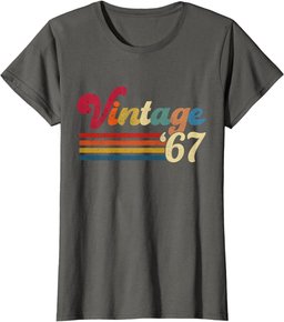 Vintage 1967 T-Shirt Retro 55's - 55th for men women B-day T-Shirt