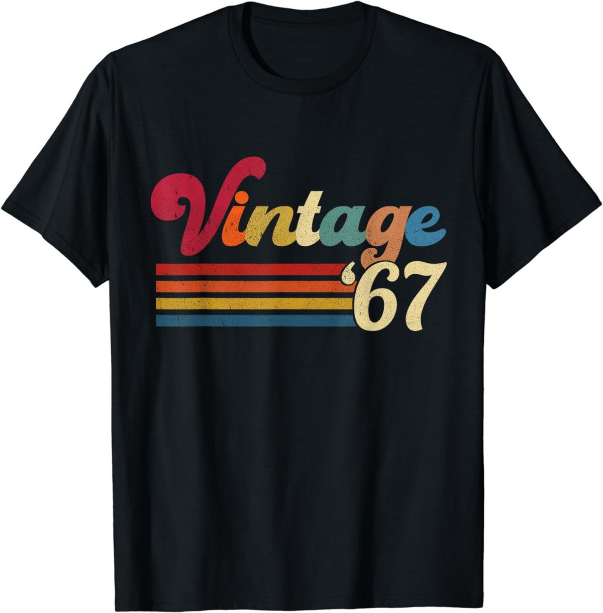 Vintage 1967 T-Shirt Retro 55's - 55th for men women B-day T-Shirt