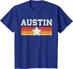 Austin Texas T-Shirt Retro Vintage Shirt Gift Men Women Kids T-Shirt
