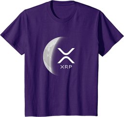Internet money cryptocurrency Ripple XRP Moon T-Shirt