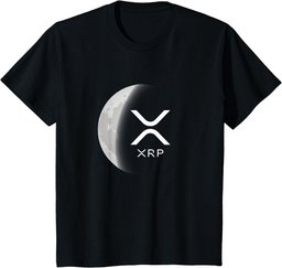 Internet money cryptocurrency Ripple XRP Moon T-Shirt