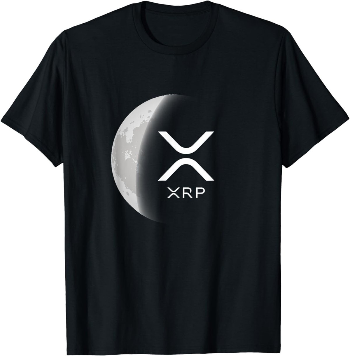 Internet money cryptocurrency Ripple XRP Moon T-Shirt