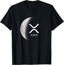 Internet money cryptocurrency Ripple XRP Moon T-Shirt