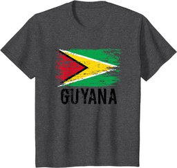 Guyanese Flag Pride Vintage Guyanese Root Gift Guyana T-Shirt