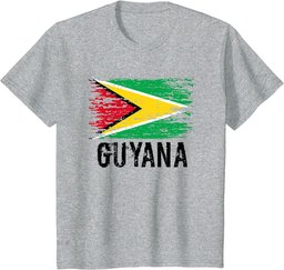 Guyanese Flag Pride Vintage Guyanese Root Gift Guyana T-Shirt