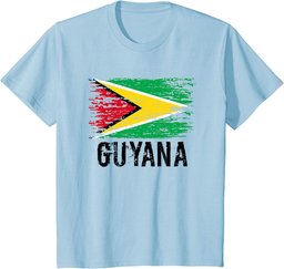 Guyanese Flag Pride Vintage Guyanese Root Gift Guyana T-Shirt