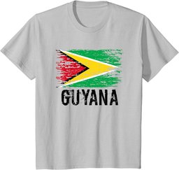 Guyanese Flag Pride Vintage Guyanese Root Gift Guyana T-Shirt