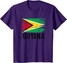 Guyanese Flag Pride Vintage Guyanese Root Gift Guyana T-Shirt