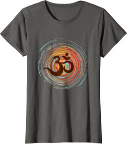 Om on colorful circles, Prana Zen Design T-Shirt
