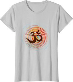Om on colorful circles, Prana Zen Design T-Shirt