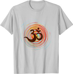 Om on colorful circles, Prana Zen Design T-Shirt