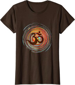 Om on colorful circles, Prana Zen Design T-Shirt