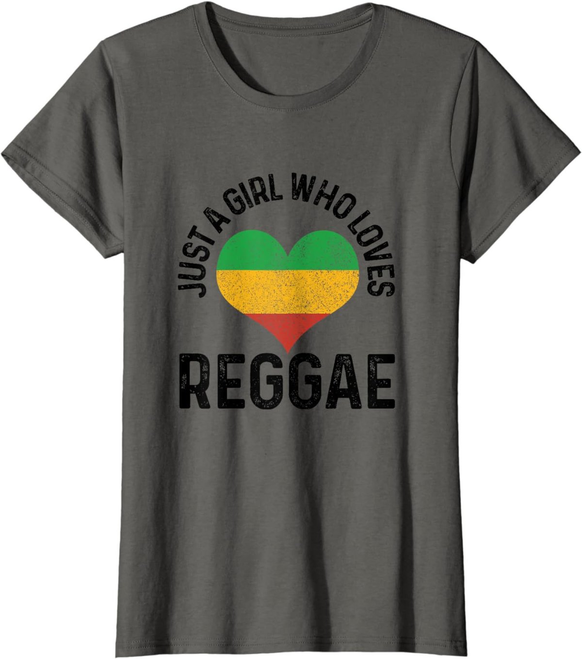 Just A Girl Who Loves Reggae Music Rastafari Rasta Gift T-Shirt